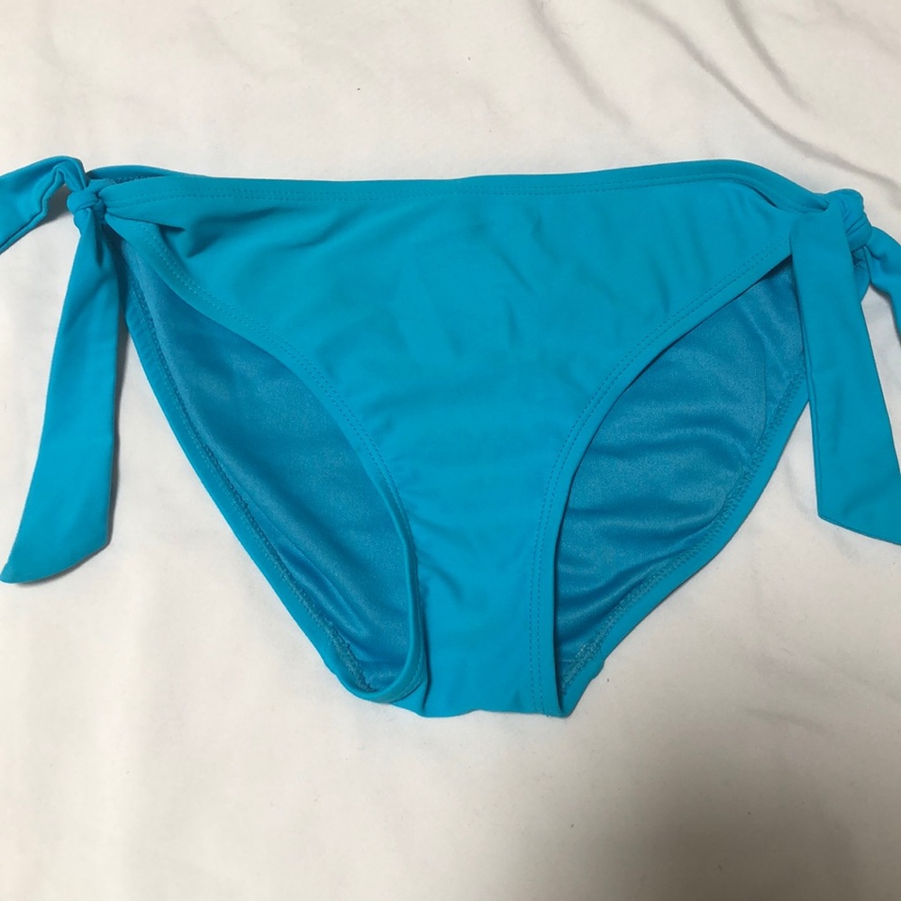 Blue bikini bottoms. Size small. Melissa Swim.